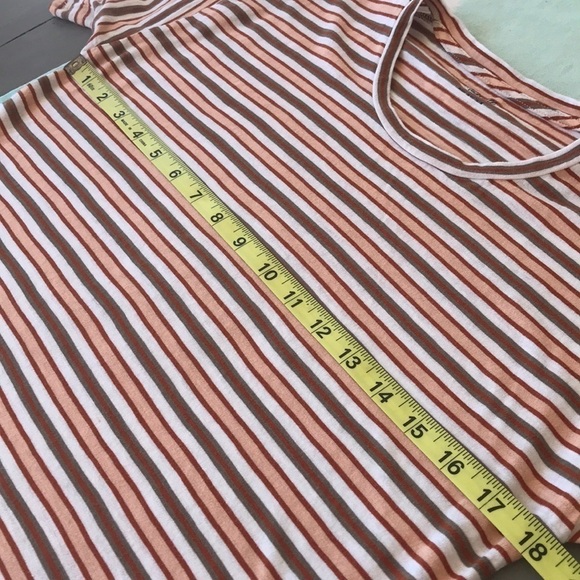 Madewell Whisper Cordoba Stripe Crewneck Short Sleeve Cotton T-Shirt - Picture 9 of 10